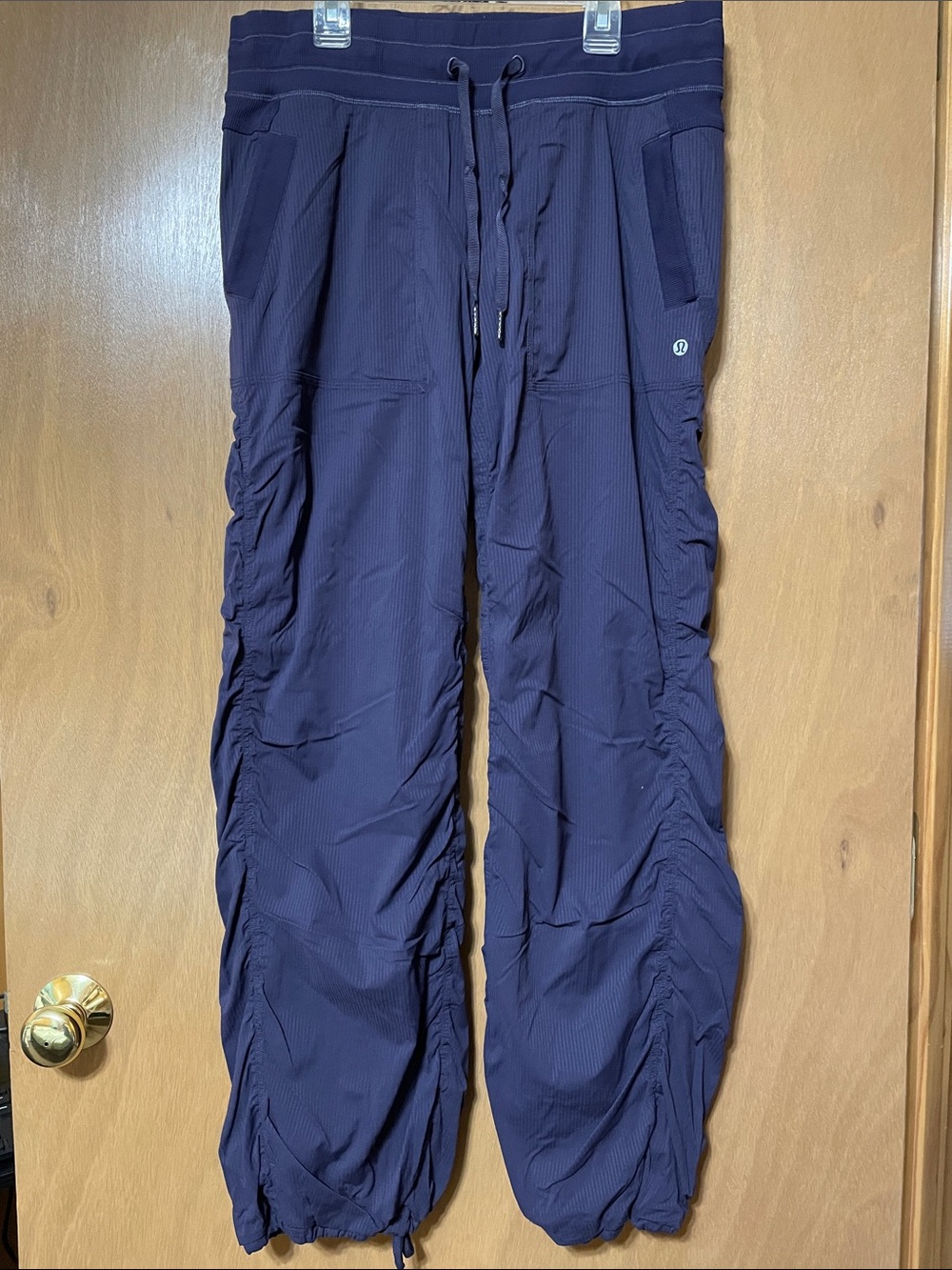 lululemon athletica Navy Ruched Drawstring Joggers